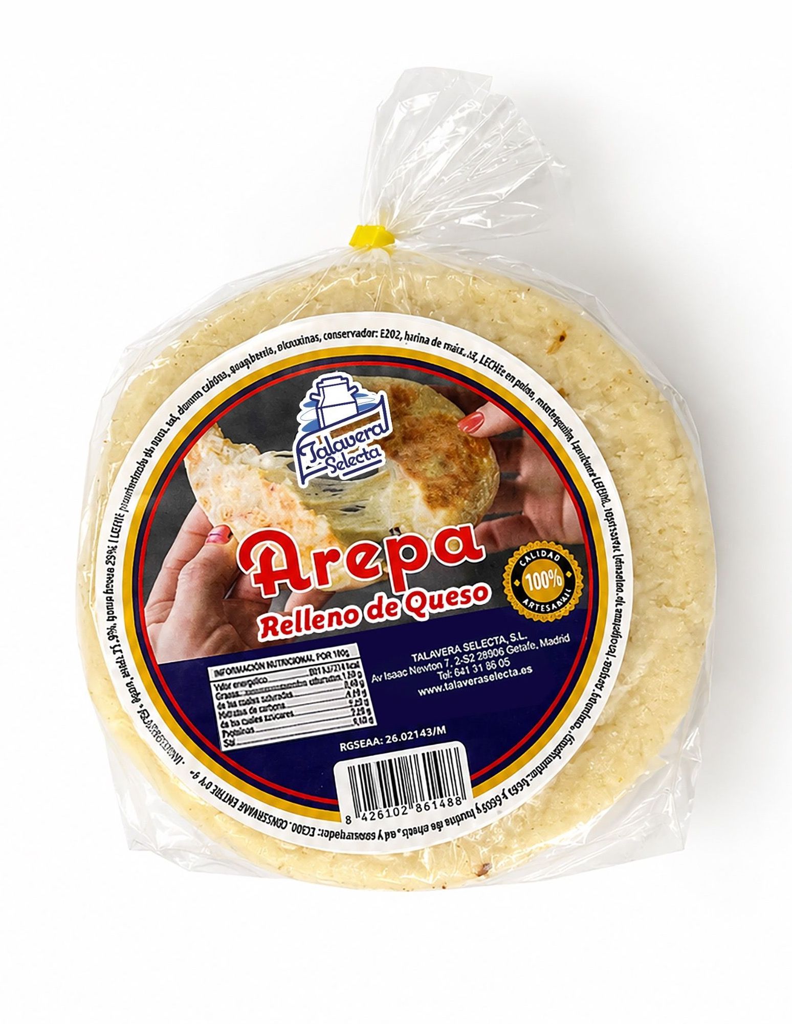 Productfoto van Arepas Rellena de Queso